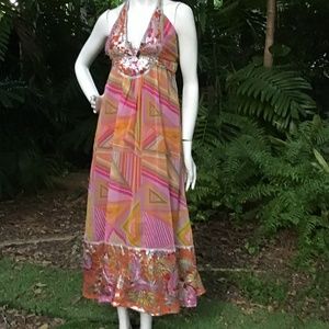 Vintage Boom Shankar Indian maxi Dress